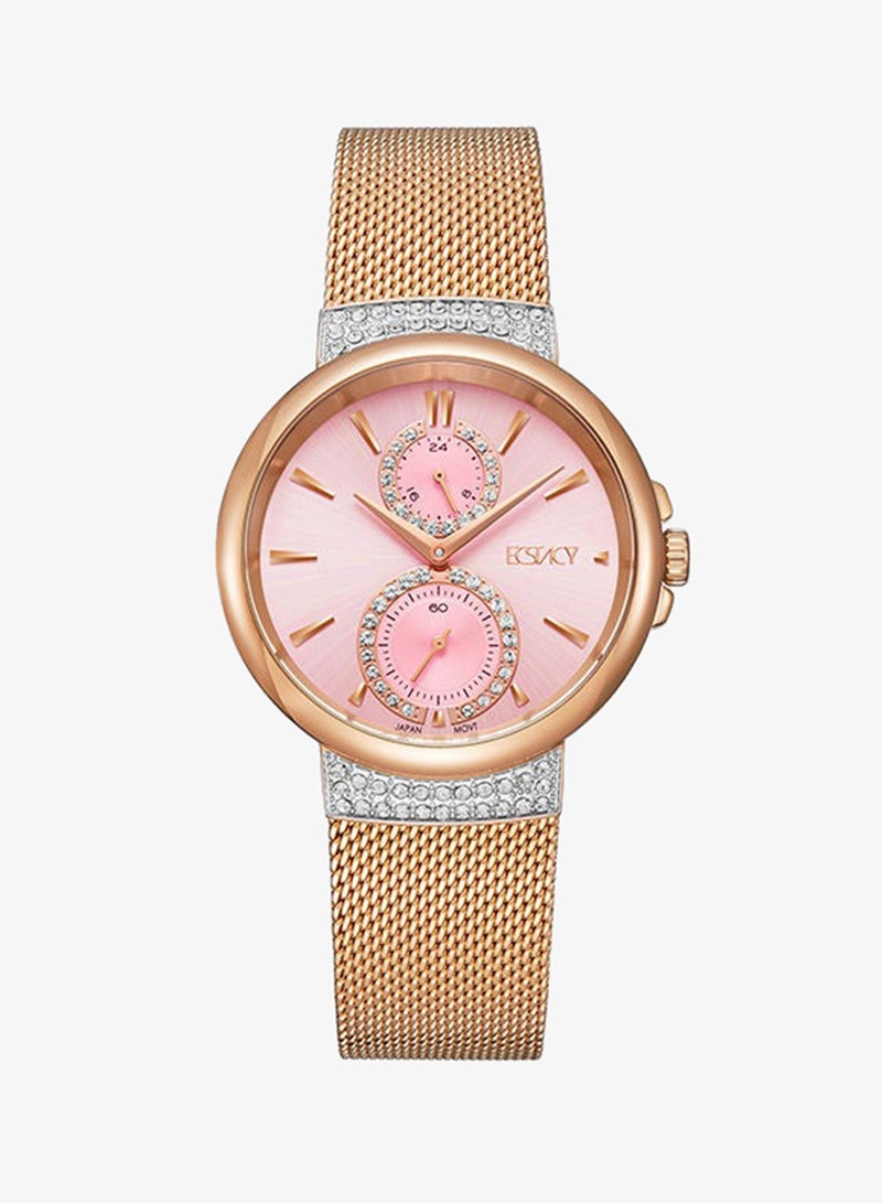 ECSTACY Women's Stainless Steel Multi Function Watch E23603-RMKP - 38 mm - Image 1