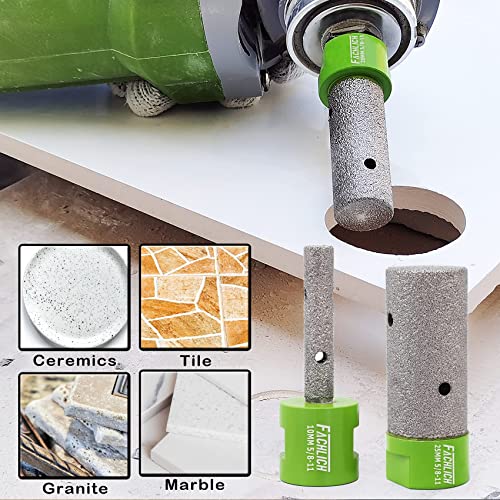 FACHLICH Diamond Finger Milling Bit 20mm 4/5" Granite Hole Grinder Bit for Enlarging and Shaping or Round Bevel Existing Holes in Porcelain Tile Ceramic Granite and Marble - Image 3