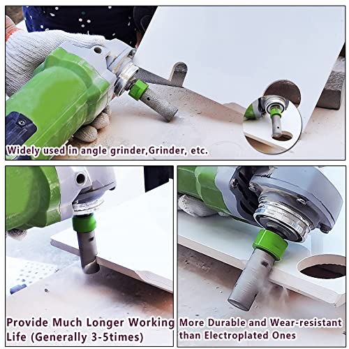 FACHLICH Diamond Finger Milling Bit 20mm 4/5" Granite Hole Grinder Bit for Enlarging and Shaping or Round Bevel Existing Holes in Porcelain Tile Ceramic Granite and Marble - Image 5