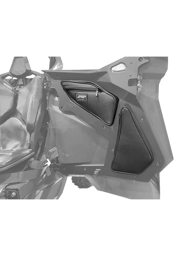 PRP Seats E96-210 Rear Door Bags for Polaris RZR PRO XP4 (Pair),Black - Image 2