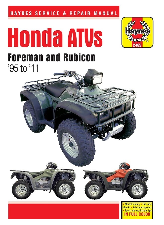 Honda Foreman ATV (95 -11): 1995-2011  - Image 2