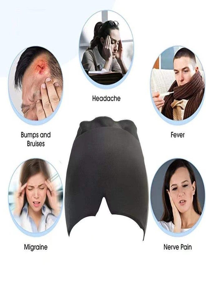 VIVITO Migraine Relief Cap for Men & Women | Hot & Cold Therapy Ice Head Wrap for Headaches, Sinus & Stress | 360° Cooling Gel Compression Hat | Reusable, Comfortable & Adjustable Thermax Cap (MultiColor, Pack of 1) - Image 3