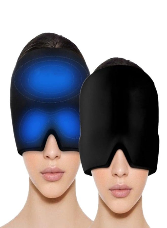 VIVITO Migraine Relief Cap for Men & Women | Hot & Cold Therapy Ice Head Wrap for Headaches, Sinus & Stress | 360° Cooling Gel Compression Hat | Reusable, Comfortable & Adjustable Thermax Cap (MultiColor, Pack of 1) - Image 1