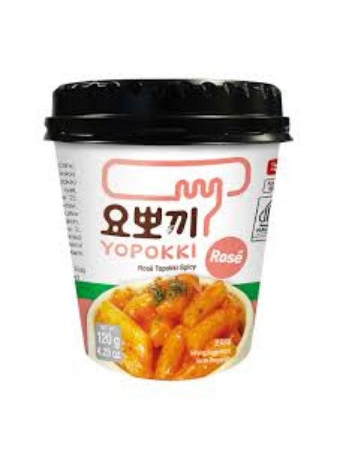 Yopokki Topokki Rose Spicy Cup 120g‏ - Image 2