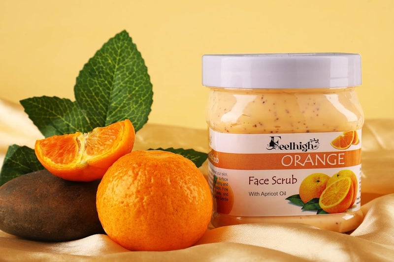 Feelhigh Face Body Orange Scrub 500ml And Moisturizer Cream 500ml Skin care Products OrangeScrubandVitamineab5Cream - Image 4