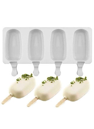 Silicone Ice Cream Molds, Ice lolly Moulds, Freezer Ice Cream Molds Maker with Popsicle Sticks, BPA Free Ice Cream Moulds, Reusable Ice Pop Mould - pzsku/Z91E460586C91E4A8679EZ/45/_/1721845147/c8e6ba87-8ebf-4639-b8b5-3479abdca985