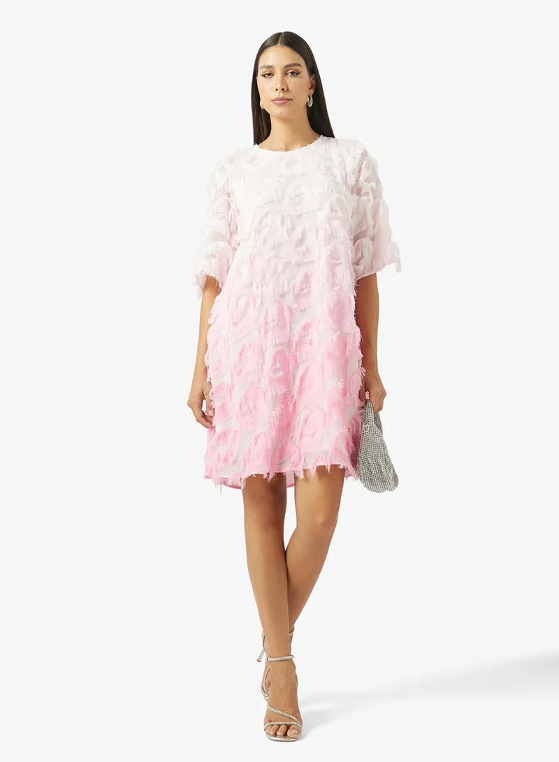 Yas  PANILLA OMBRE Floral Mini Dress for Women | Best Price UAE