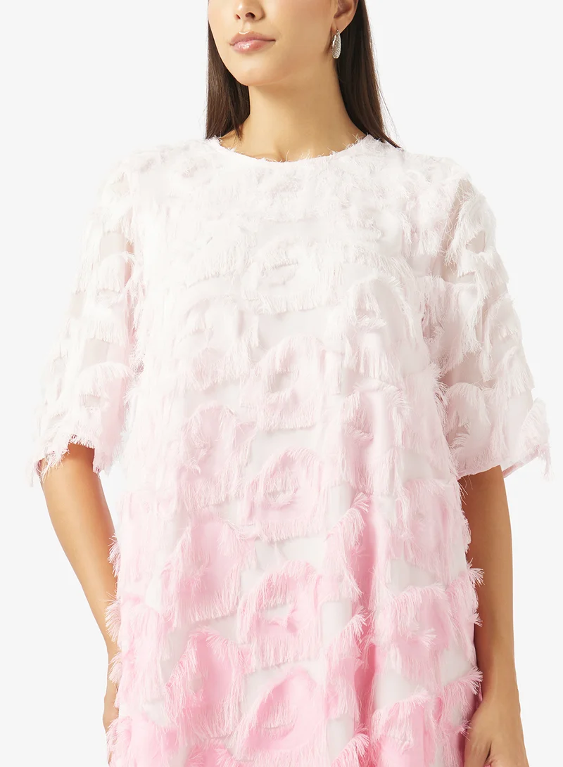 Yas  PANILLA OMBRE Floral Mini Dress for Women | Best Price UAE