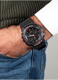 CASIO Casio Watch G Shock for Men Analog Digital Black Men's Watch GA100-1A4  - Image 3