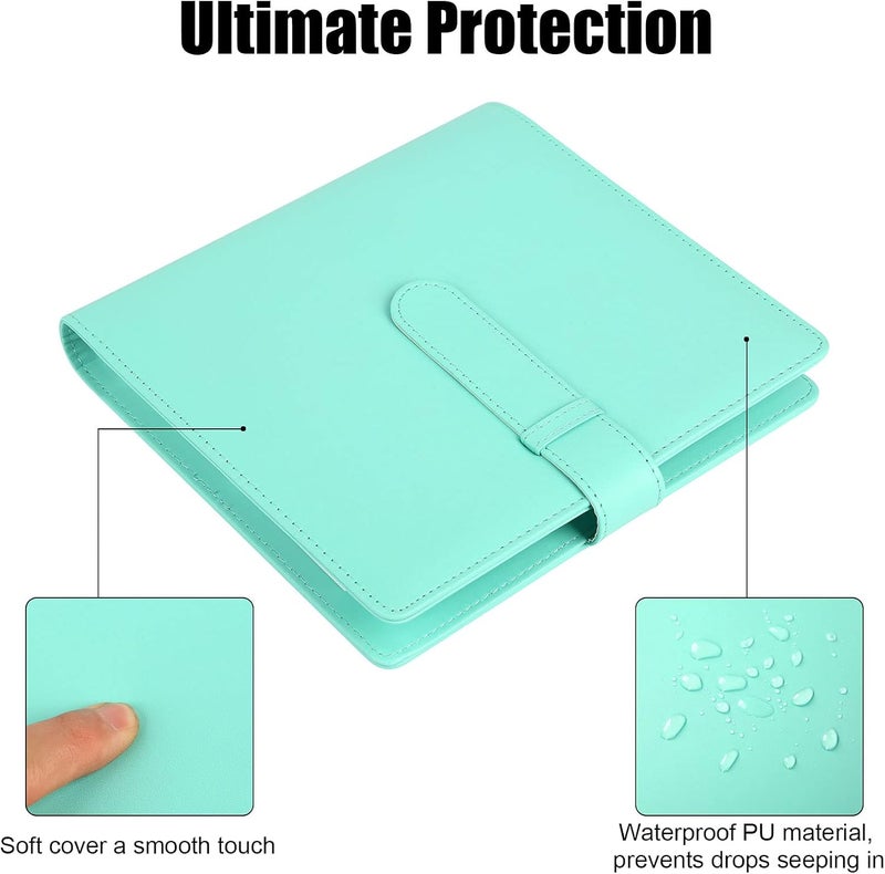 Veicevol 256 Pockets Photo Album for Fujifilm Instax Mini Camera, Leather Cover Photo Book for Polaroid Pictures, 2x3 Photo Album for Fujifilm Instax Mini 12 11 9 40 90 8 7 Evo LiPlay Pictures, Green - Image 4