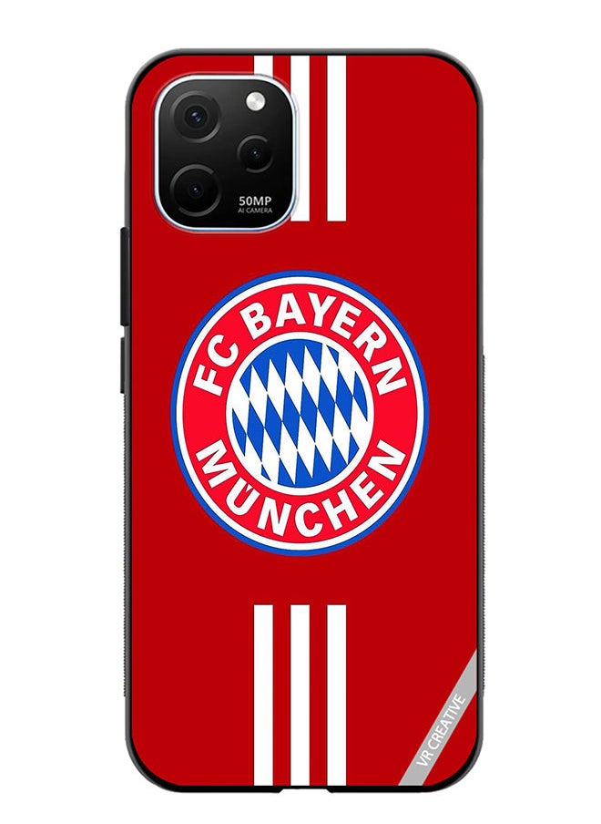 VR CREATIVE - Protective Case Cover For Huawei Enjoy 50z Fc Bayern Munchen Design Multicolour - Image 1