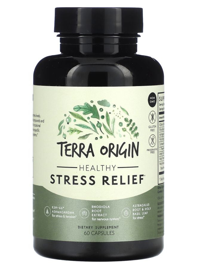 Terra Origin Healthy Stress Relief 60 Capsules