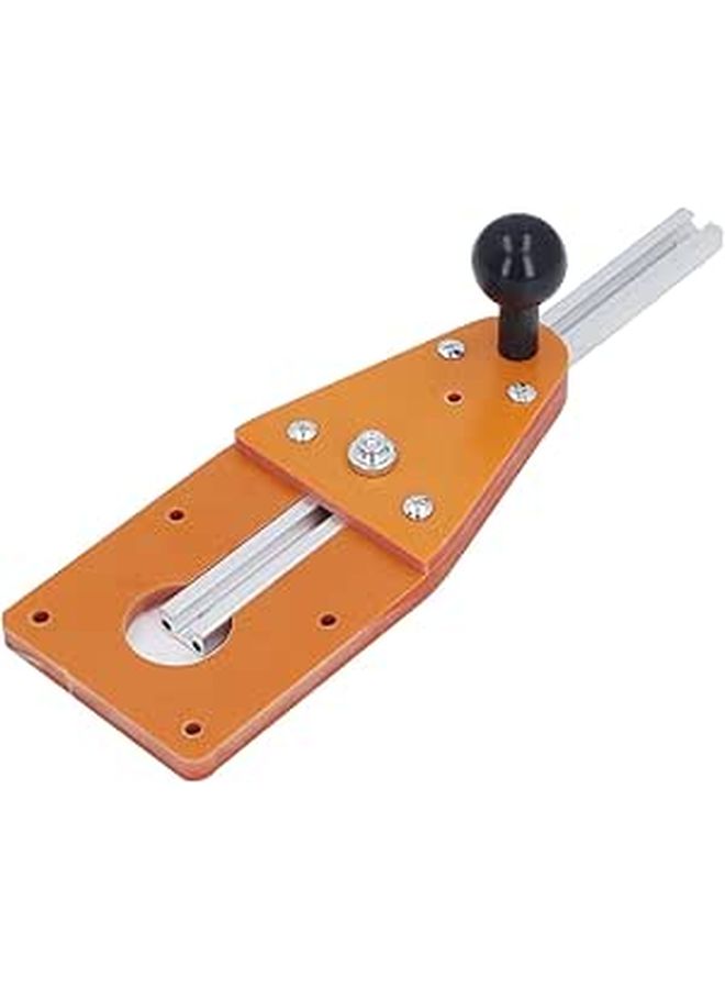 Woodworking Router Jig Kit With Aluminum Alloy Guide Rail And Synthetic Board For Circle Cutting - Image 1