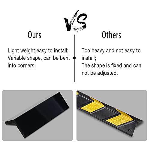 GUEQUITLEX Garage Wall Protector Foam Wall Corner Guard for Parking Garages - Wall Edge Protector Protect Your Car - Garage Wall - Wall Corner Edge and Bumpers Corner Guards - Image 5