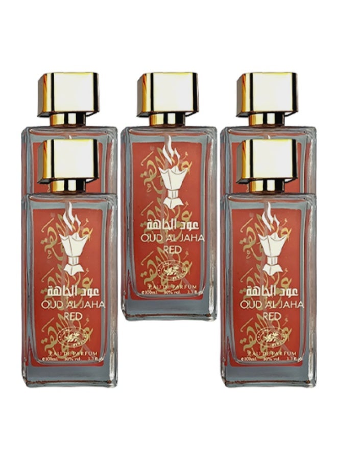 Rehana 5 Pieces Oud Al Jaha Red Perfume For Women 100ml EDP - Image 1
