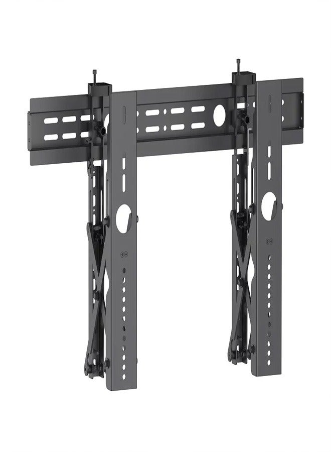 Skill Tech SVW02 46T Pop Out Video Wall Mount for 32–75 Inch LED/LCD Screens, VESA 600x400, Heavy Duty TV Wall Bracket, Max Load 45kg – Black - Image 1