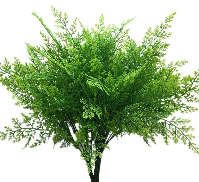 ARTIFICIAL SHRUBS PERSIAN FERN LEAVES PLASTIC PLANTS GREENERY GRASS SIMULATION FAKE BUSHES OUTDOOR INDOOR HOME GARDEN VERANDAH PARTERRE TABLE CENTERPIECES ARRANGEMENTS DECORATION 4 PCS