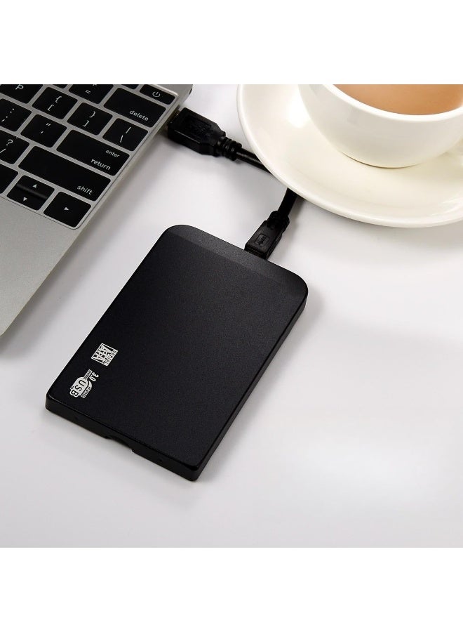 قرص صلب خارجي محمول بسعة 2 تيرابايت - USB 3.0 فائق النحافة - قرص صلب خارجي محمول بسرعة 5 جيجابت في الثانية - قرص صلب خارجي لأجهزة الكمبيوتر الشخصية وأجهزة الكمبيوتر المحمولة (ليس قرص الألعاب) - Image 1