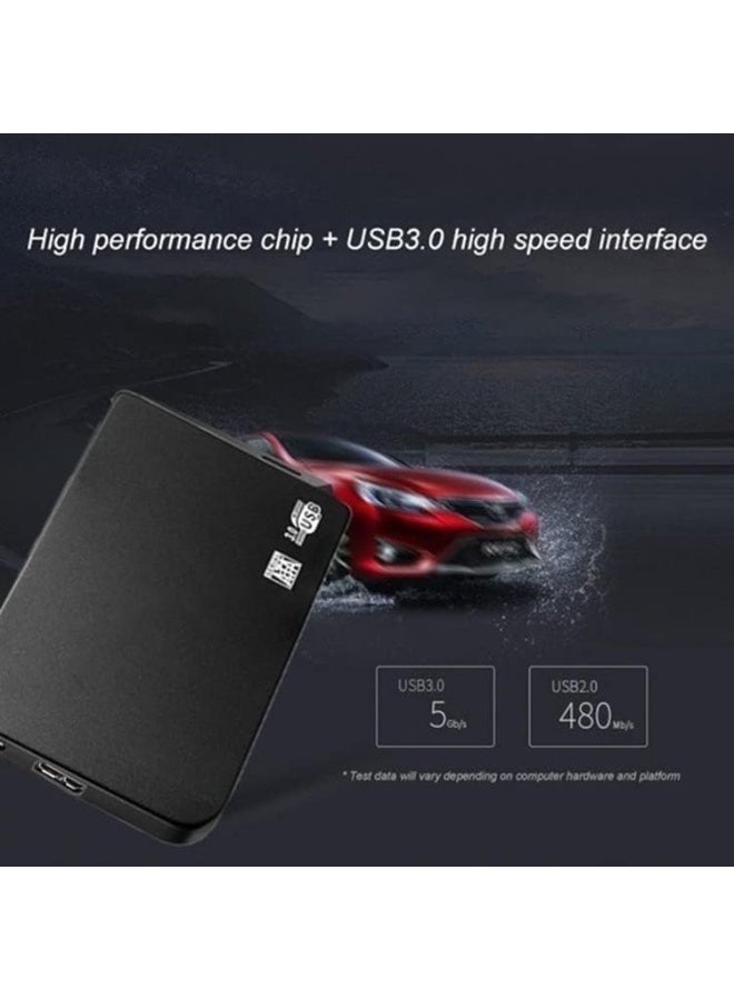 قرص صلب خارجي محمول بسعة 2 تيرابايت - USB 3.0 فائق النحافة - قرص صلب خارجي محمول بسرعة 5 جيجابت في الثانية - قرص صلب خارجي لأجهزة الكمبيوتر الشخصية وأجهزة الكمبيوتر المحمولة (ليس قرص الألعاب) - Image 4