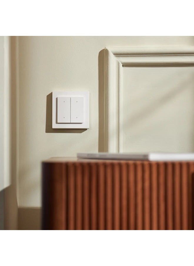Aqara - Aqara Smart Light Switch H2 EU (2-in-1 Neutral, 4 Gang 2 Channel), Thread/Zigbee Protocol, Wall Switch for Smart Home, Supports Apple Home, Alexa, Google Assistant, Matter over Thread - Image 1