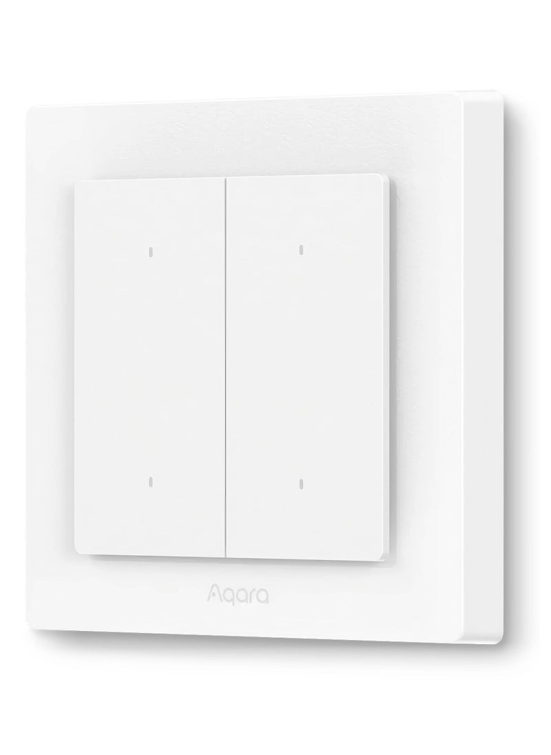 Aqara - Aqara Smart Light Switch H2 EU (2-in-1 Neutral, 4 Gang 2 Channel), Thread/Zigbee Protocol, Wall Switch for Smart Home, Supports Apple Home, Alexa, Google Assistant, Matter over Thread - Image 1