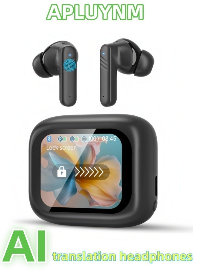 apluynm Apluynm Wireless Earbuds Bluetooth 5 4 Touch Screen Earbuds Z91E4D93096A5D16B4BAAZ