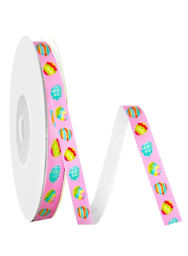Yoblink Easter Grosgrain Ribbon,Easter Ribbon Thin 3/8 Inch Bulk Ribbon for Gift Wrapping,10 Yards - Image 1