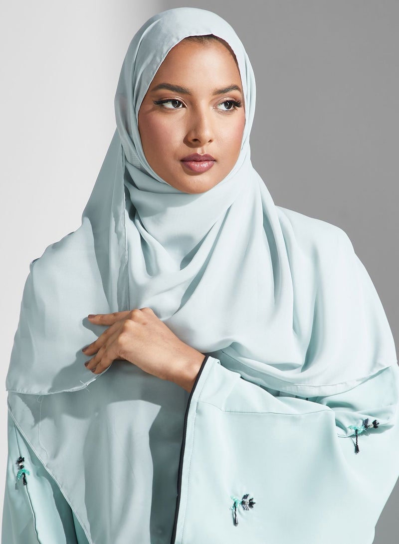 آرا عباية مطرزة بالزهور - Image 4