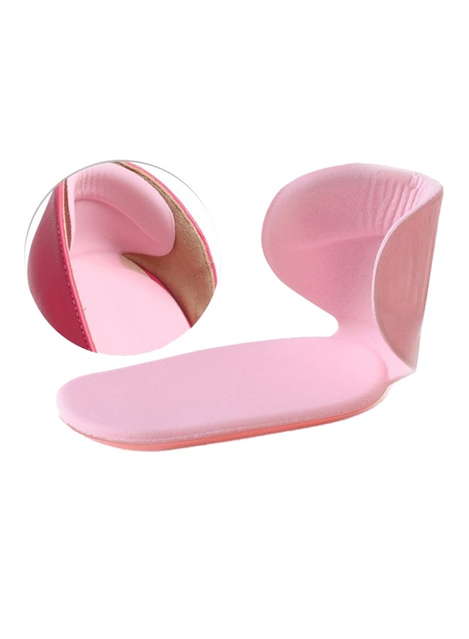 أوتاد زوج من وسائد أحذية ناعمة للكعب وردي