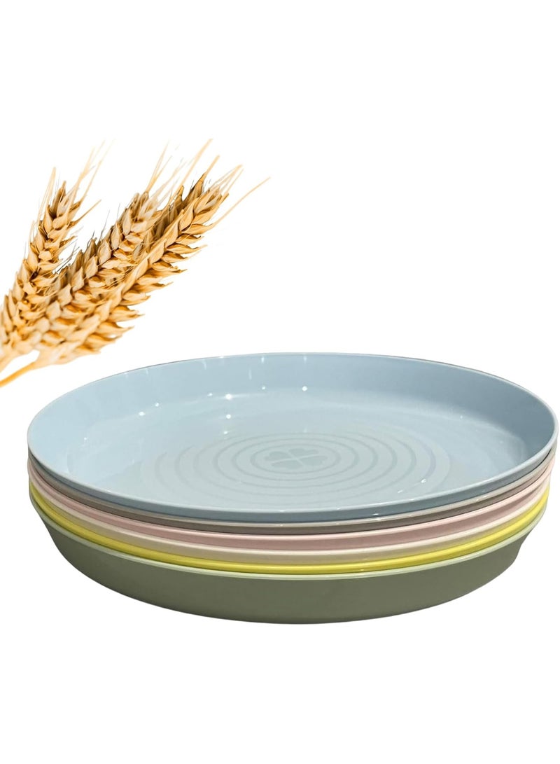 أيكيا مجموعة أطباق عشاء عصرية وصديقة للبيئة مصنوعة من ألياف قش القمح الطبيعية - Image 1