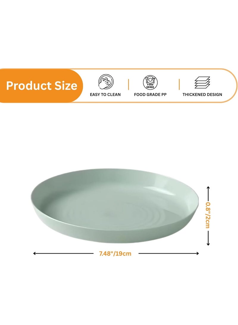 أيكيا مجموعة أطباق عشاء عصرية وصديقة للبيئة مصنوعة من ألياف قش القمح الطبيعية - Image 3