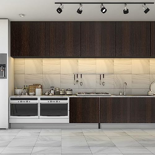 seonta Thick Dark Walnut Contact Paper Wood Peel and Stick Wallpaper 16"x198" Waterproof Self Adhesive Dark Brown Wallpaper Table Sticker Cover Wood Vinyl Wrap for Countertop Desk Table Cabinets Upgrade - Image 4