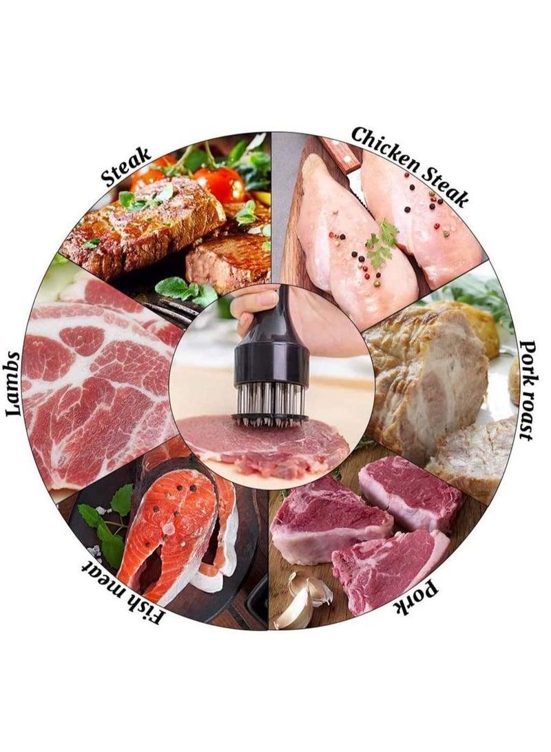 Y&D Meat Tenderizer Tool Stainless Steel High Sharp Needle Blades,Quality Kitchen for Steak Chicken, Fish Beef Lightweight & Durable Cooking  - Image 3