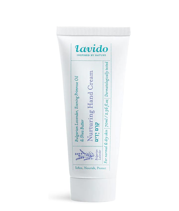 Lavido - Nurturing Hand Cream | Clean, Non-Toxic Skincare (Bulgarian Lavender + Evening Primrose Oil, 2.36 fl oz | 70 ml) - Image 1