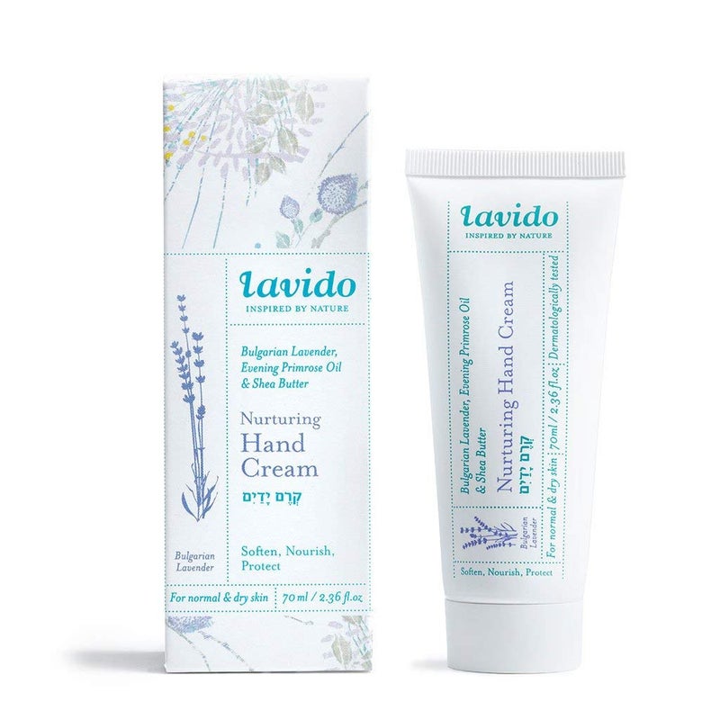 Lavido - Nurturing Hand Cream | Clean, Non-Toxic Skincare (Bulgarian Lavender + Evening Primrose Oil, 2.36 fl oz | 70 ml) - Image 2