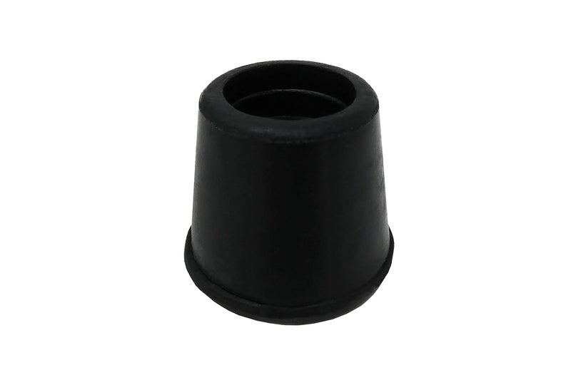 Shepherd Hardware نصائح أرجل مطاطية من شيفرد هاردوير 8759E، 5/8 بوصة (عبوة من 24)، أسود - Image 1