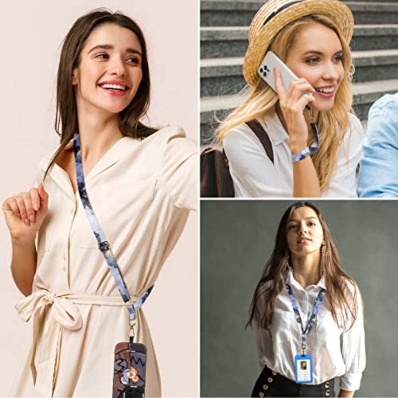 Cell Phone Lanyard, 1x Wrist Lanyards, 1x Adjustable Crossbody Shoulder Neck Strap with 2X Phone Tether Tabs Universal Lanyard for Keys, ID Badges, Card Holder, Most Smartphones - Image 5