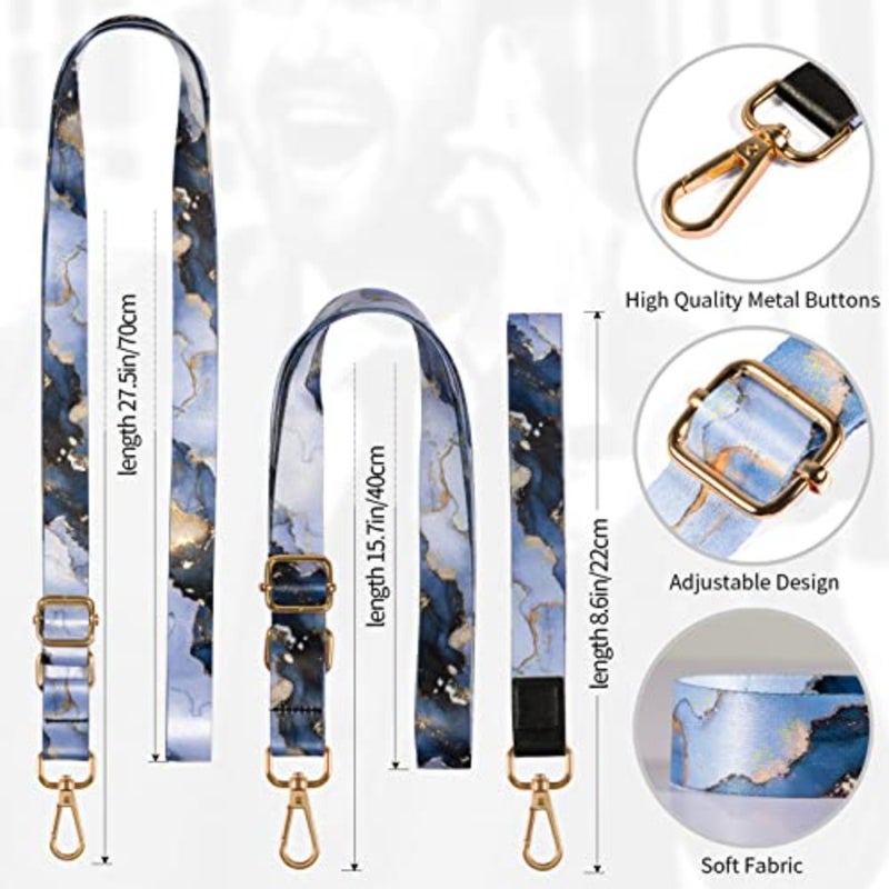 Cell Phone Lanyard, 1x Wrist Lanyards, 1x Adjustable Crossbody Shoulder Neck Strap with 2X Phone Tether Tabs Universal Lanyard for Keys, ID Badges, Card Holder, Most Smartphones - Image 2