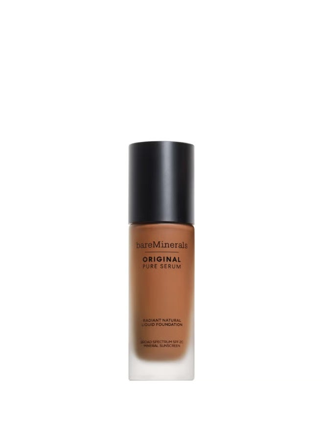 بير ماينرالز كريم أساس سائل من بير مينيرالز الأصلي بيور سيروم، لون دافئ عميق 5، 30 مل - Image 1