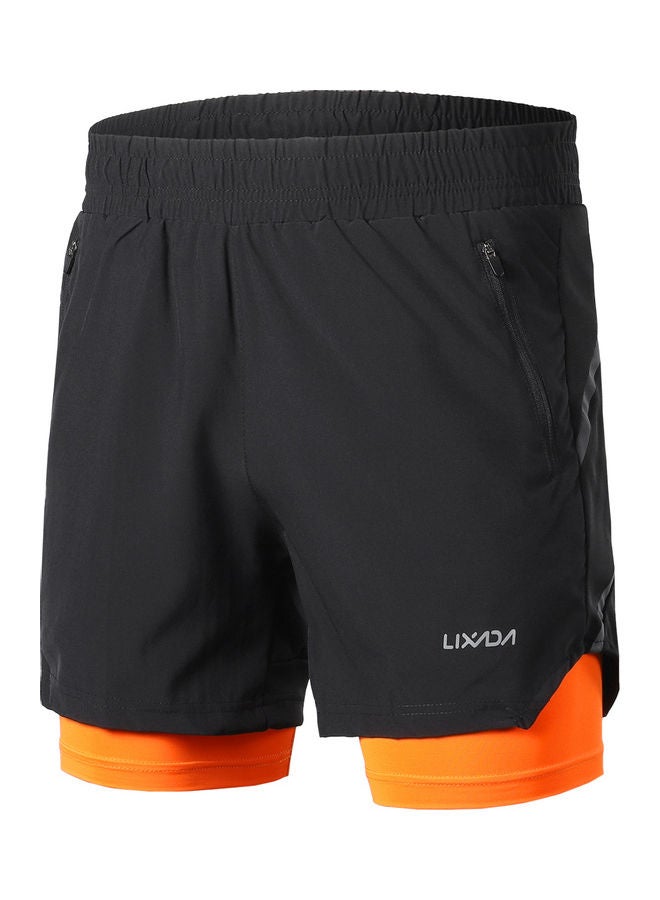 LIXADA Men 2 in 1 Quick Drying Breathable Jogging Shorts - Image 1