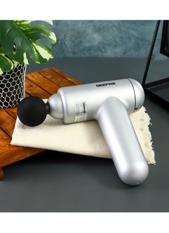 GEEPAS Rechargeable 4 In 1  Massager With 60 Min. Working Time, 1200 mAH Battery, 6 Massage Intensity Levels, With USB Charging Cord, 4 Massage Heads Round, U-Shaped, Flat & Taper Head  - Image 1