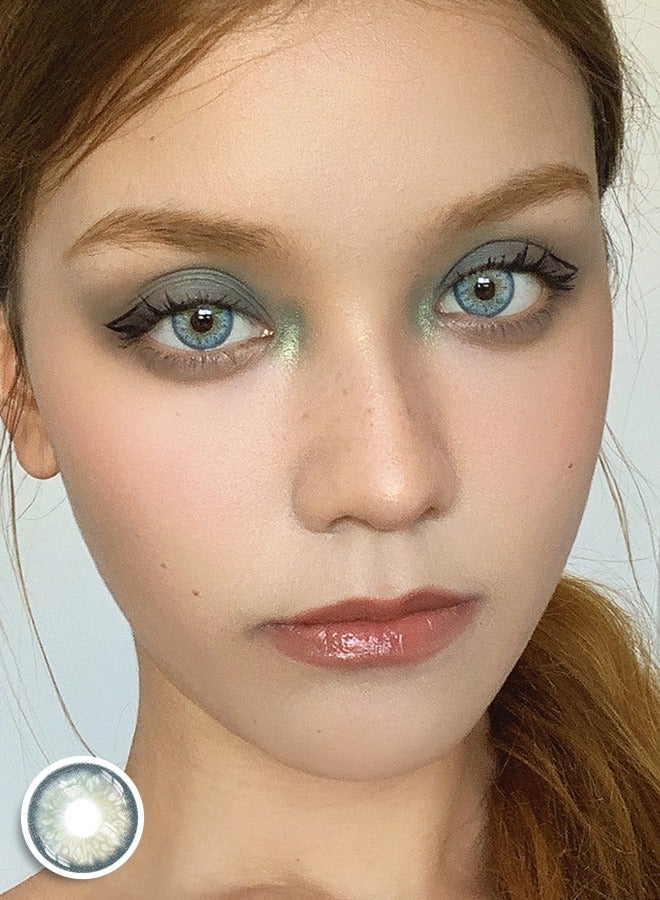 سيدة جديدة عدسات لاصقة ملونة زرقاء من فريش ليدي للاستخدام السنوي - Image 4