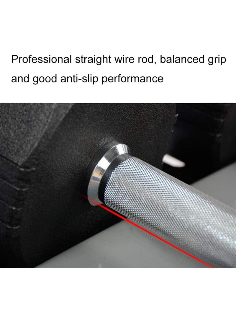 أم دي بادي دمبل مطلي بالمطاط من الفولاذ الكربوني عالي الجودة الإضافة المثالية لتدريباتك - Image 5