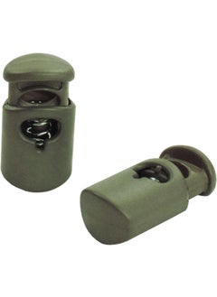 Rarehaunt Rarehaunt Cord Stopper Lock With One hole ideal for 5 mm cords Plastic Toggle Stopper for Shoelace Paracord Bags Clothing Strings luggage accessories Green 