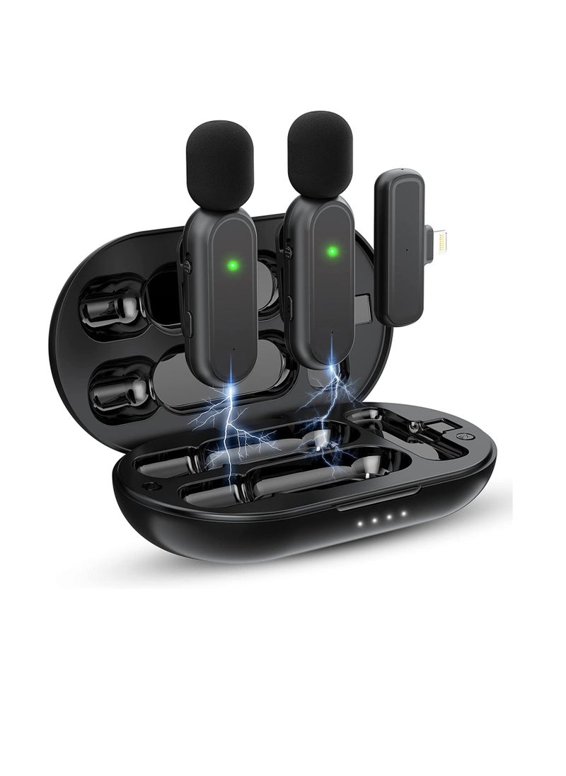 Arabest - Wireless Microphone , 7 Hours Battery Life,Mini Microphone 3 Mode Denoising for Video Recording and Vlog - Image 1