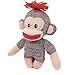 Plushland Adorable Sock Monkey The Original Traditional Hand Knitted Stuffed Animal Toy Giftfor Kids Babies Teens Girls and Boys Baby Doll Present Puppet 6 Inches Curioso - Image 2