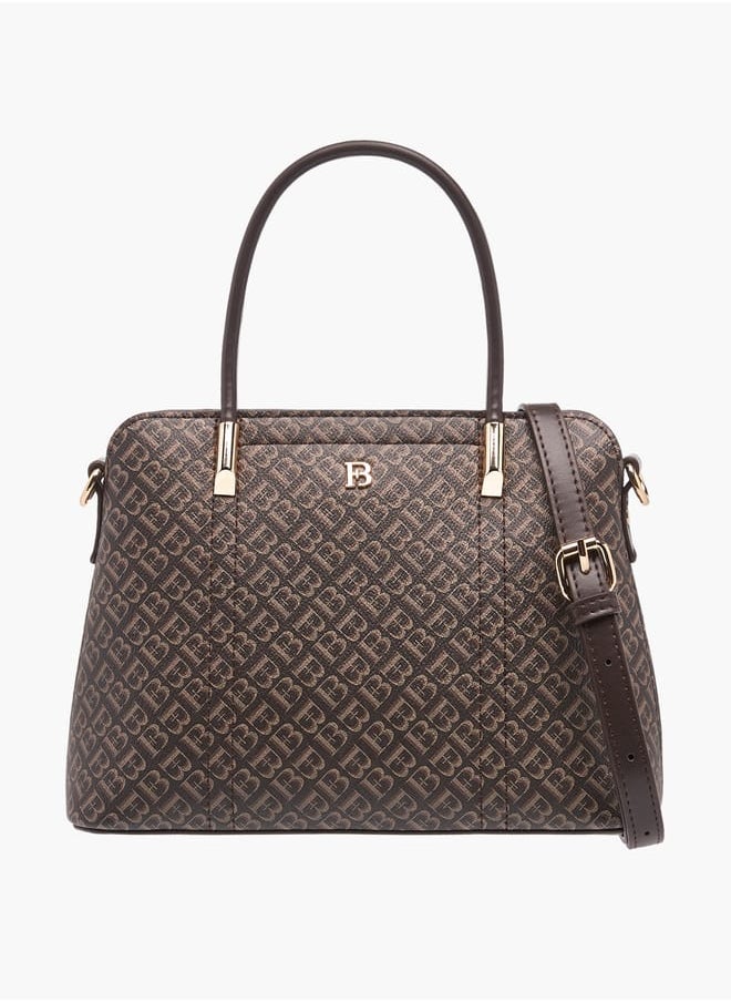 Flora Bella By Shoexpress Womens Textured Totebag With Zip Closure And Detachable Strap  - Image 1