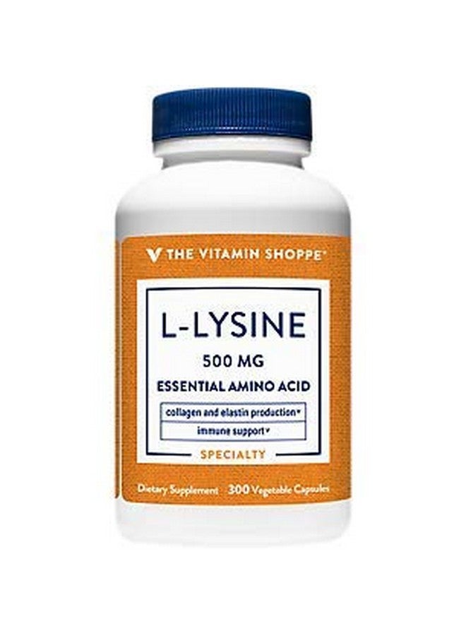 The Vitamin Shoppe L Lysine 500Mg Once Daily (300 Capsules) - Image 2