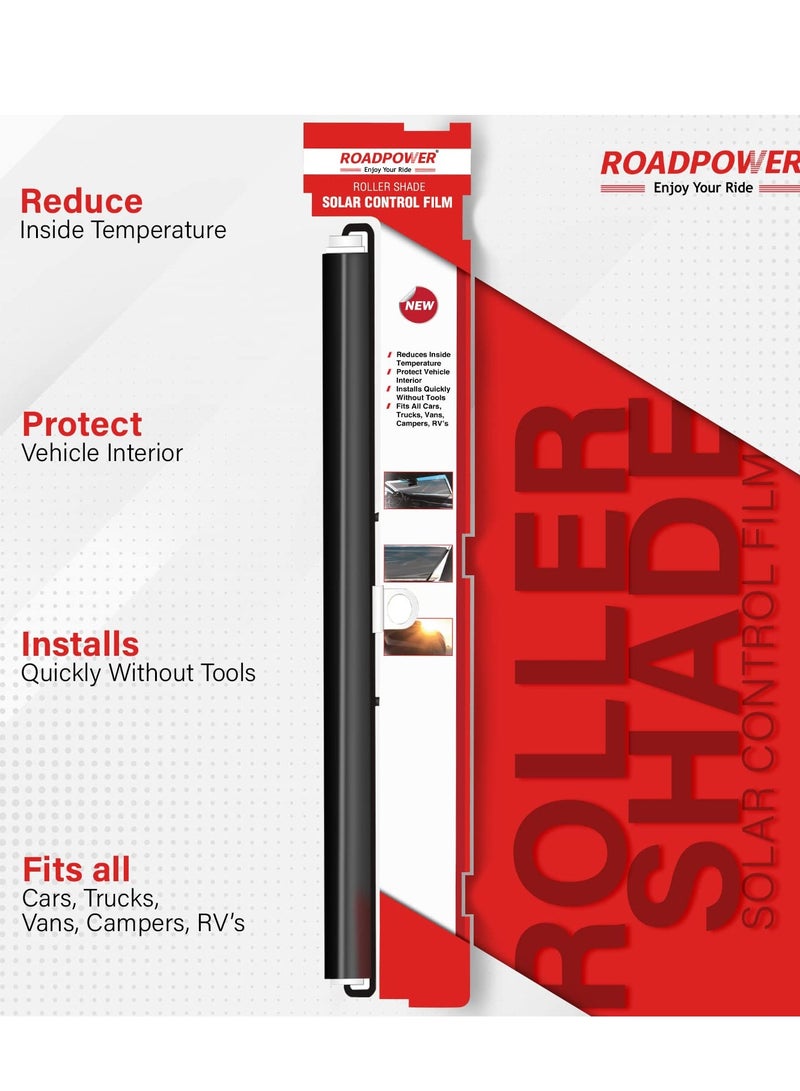 RoadPower Car Umbrella Car Shade Sun Car Sunshade Foldable Car Front Windshield Umbrella Front Window Blocks UV Rays Heat Keep Cool Car Screen Sun Protector Size 42x140cm - Image 4