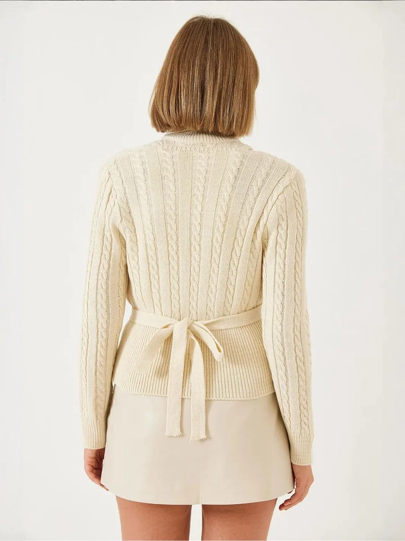 Bianco Lucci LUCCI Hair Beard Patterned Knit Co-ord Set